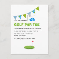 Golf Themed Birthday Party
