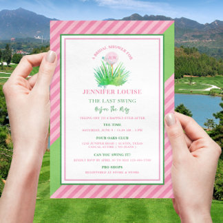 GOLF-THEMED BRIDAL SHOWER INVITATION