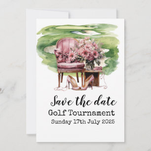 Golf-Themed Bridal Shower Invitation – Fore