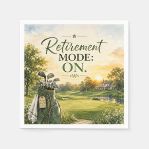 Golf themed for Golfer Retirement Party Napkin