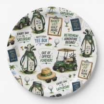 Golf themed for Golfer Retirement Party 