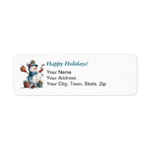 Golf-Themed Personalised Return Address Labels