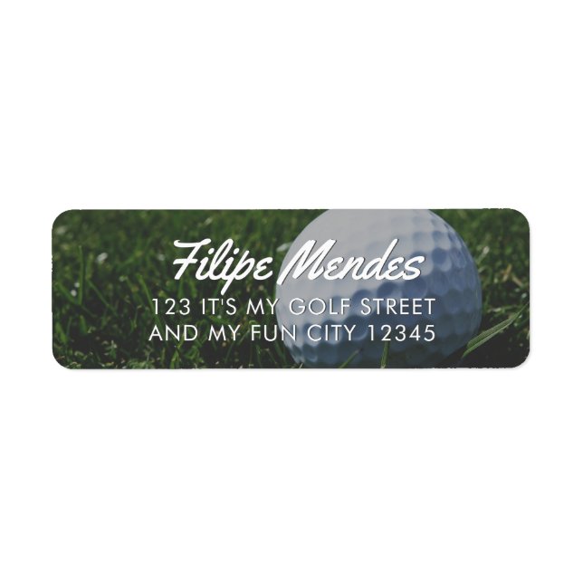 Golf Themed Sports Nice Modern Cool Decorative (Front)