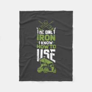 Golf - This Is The Only Iron Fleece Blanket