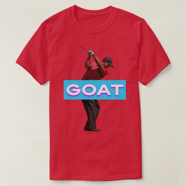 Golf Tiger GOAT T-Shirt (Design Front)