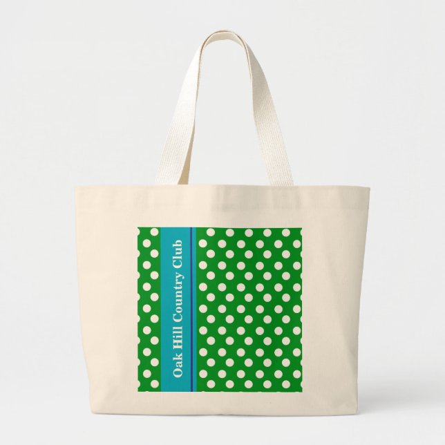 Golf Tote – Personalised Club Name Edition (Front)
