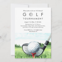 Golf Tournament Annual Invitation