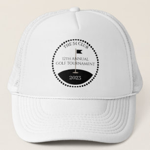 Golf Tournament Club Name Trucker Hat