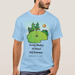 Golf Tournament Country Club Charity Event T-shirt