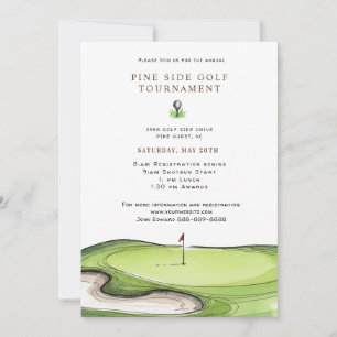  Golf Tournament Country club Invitation