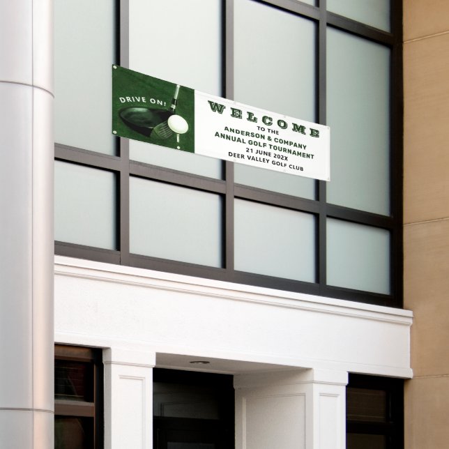 Golf Tournament Event Banner (Outside Building)