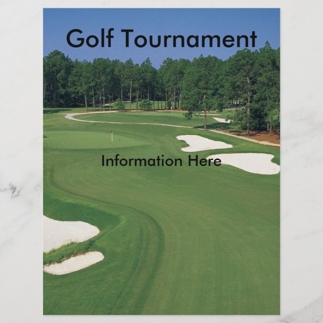 Golf Tournament Flyer (Front)