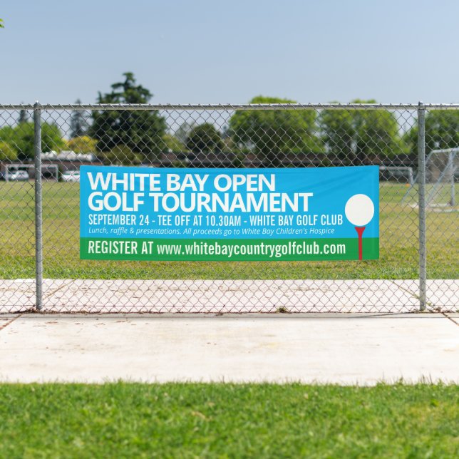 Golf tournament golfing simple graphic event  banner (Insitu)