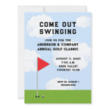 Golf Tournament Invitation