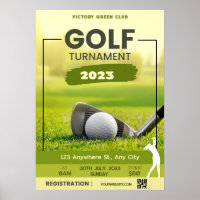 Golf Tournament Invitation Personalise