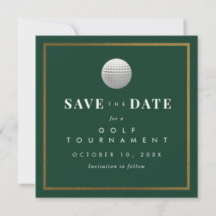 Golf Tournament Save the Date Card