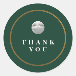 Golf Tournament Thank You Sticker