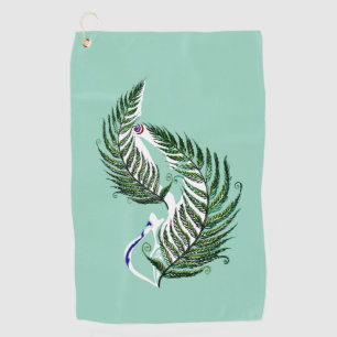 Golf Towel Aotearoa NZ Country Fern Design