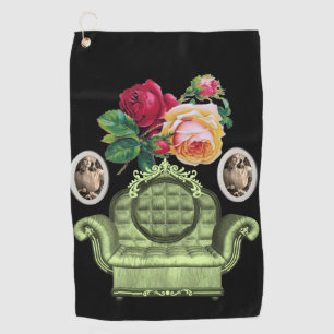 Golf Towel Floral