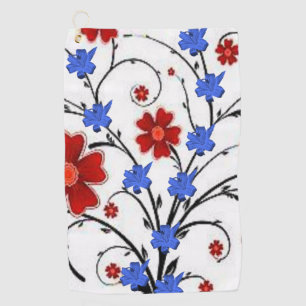 Golf Towel Floral