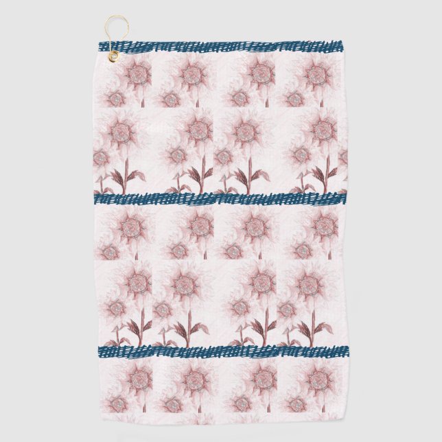 Golf Towel Floral (Front)