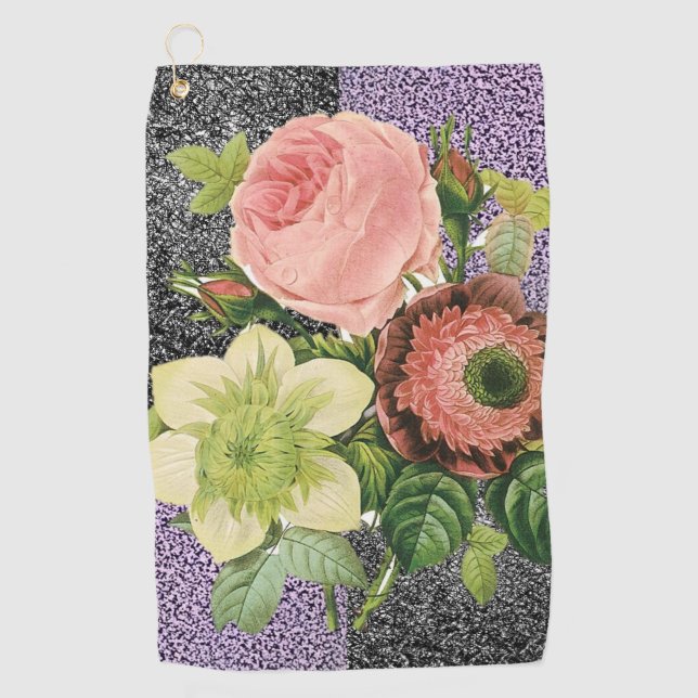 Golf Towel Floral (Front)