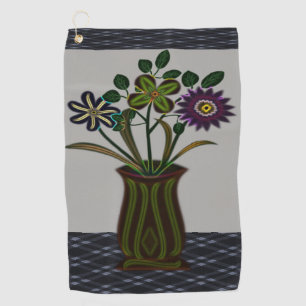 Golf Towel Floral
