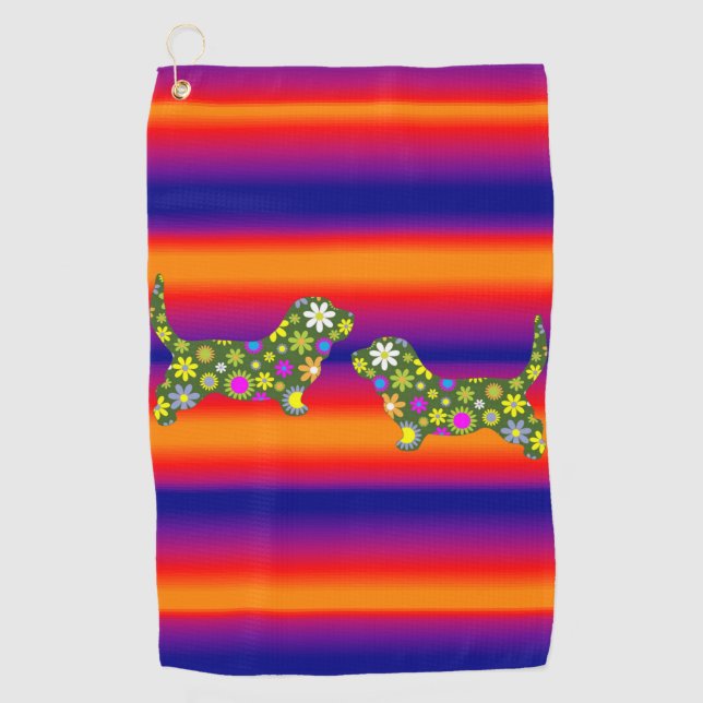 Golf Towel Floral (Front)