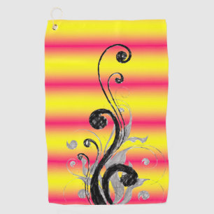 Golf Towel Floral