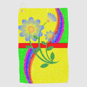 Golf Towel Floral