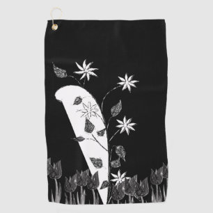Golf Towel Floral