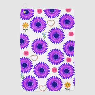 Golf Towel Floral