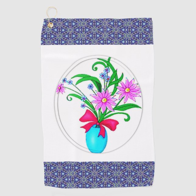 Golf Towel Floral (Front)