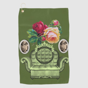 Golf Towel Floral