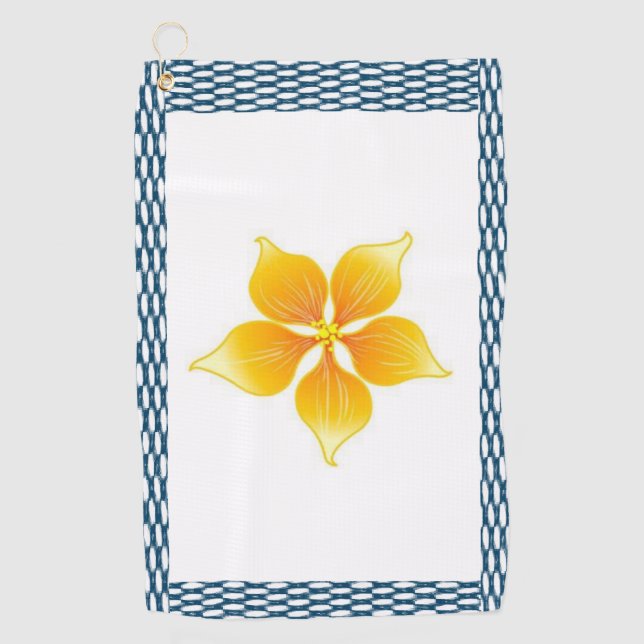 Golf Towel Floral (Front)