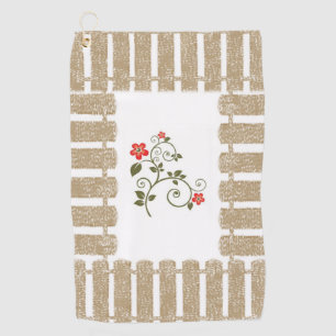 Golf Towel Floral