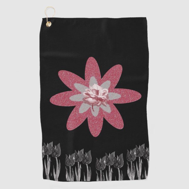 Golf Towel Floral (Front)