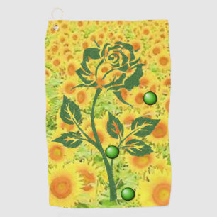 Golf Towel Floral
