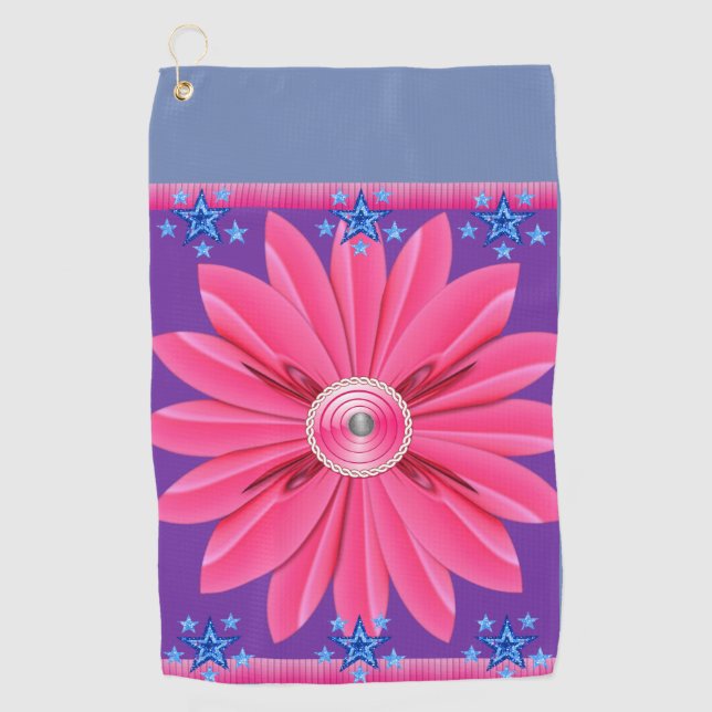 Golf Towel Floral (Front)