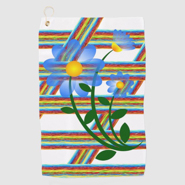 Golf Towel Floral (Front)