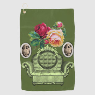 Golf Towel Floral