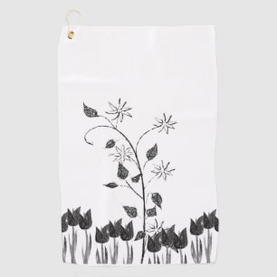 Golf Towel Floral