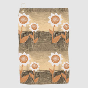 Golf Towel Floral