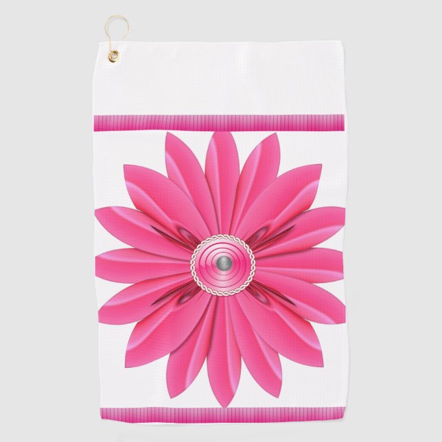 Golf Towel Floral (Front)