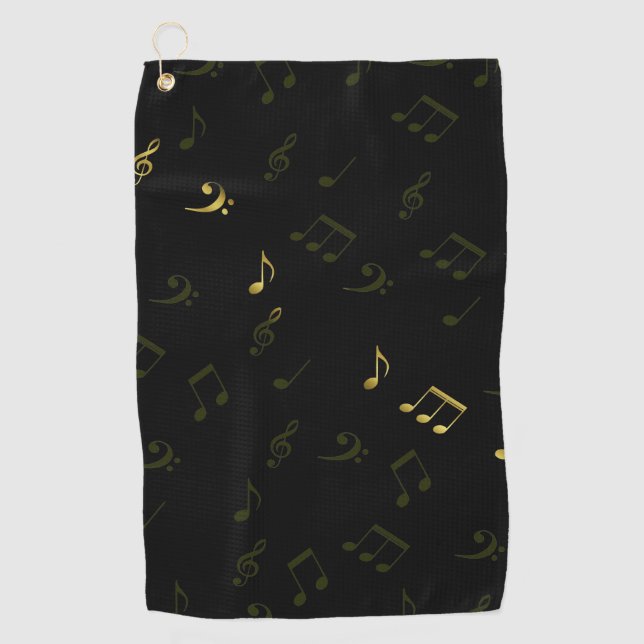 Golf Towel,music, set,home, notes,colourful Towel (Front)