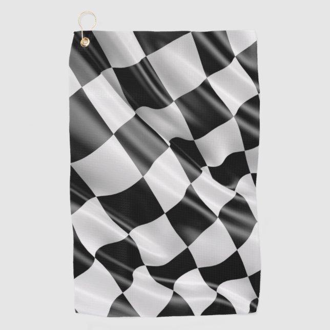 Golf Towel Racing Flag  (Front)