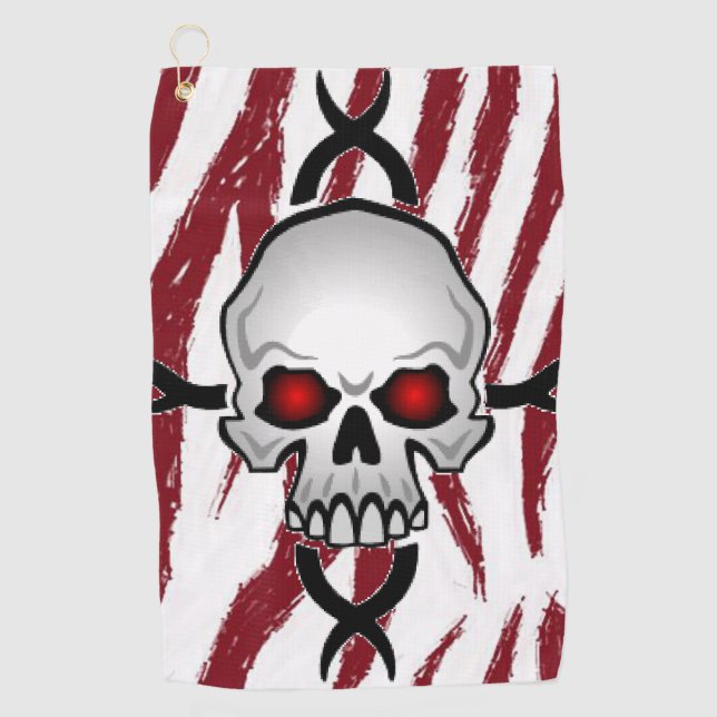 Golf Towel Skull (Front)