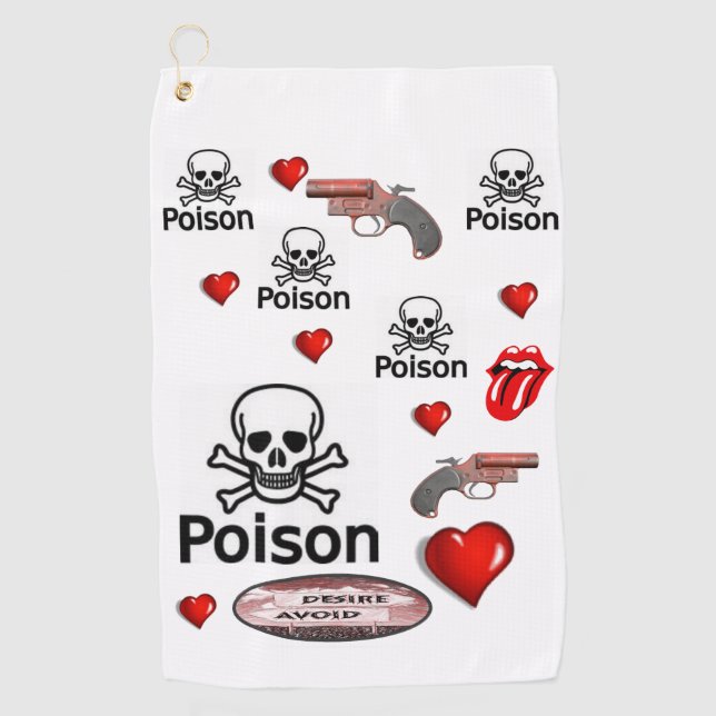 Golf Towel Skull (Front)