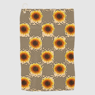 Golf Towel Sunflower