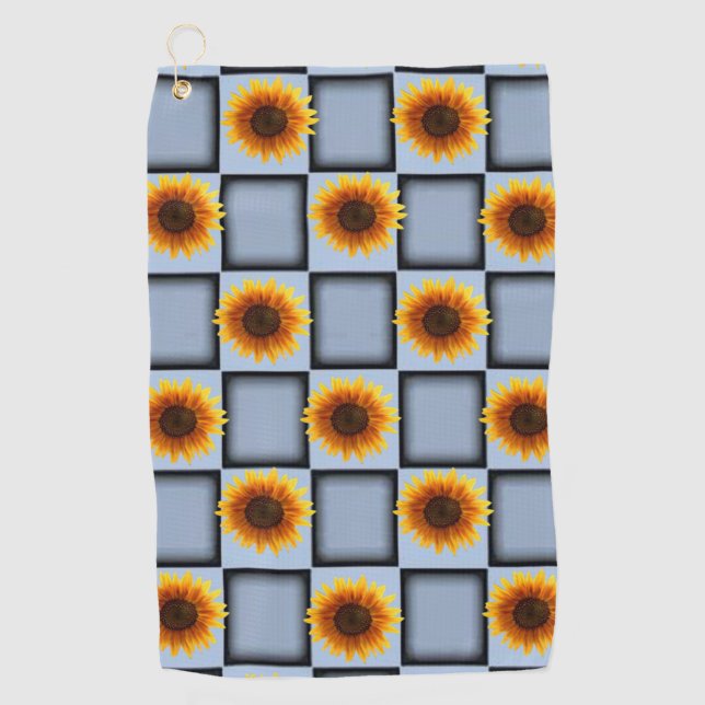 Golf Towel Sunflower (Front)